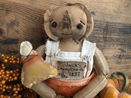 Primitive Pumpkin “jack” Doll - Etsy