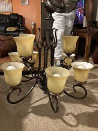 chandelier Sheaf Of Wheat 9 Light | eBay