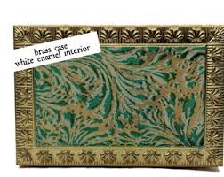 Vintage Brass Watercolor Palette: Magnetic Travel Box With ...