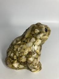 Vintage Mother Of Pearl “vomit” Frog Figurine Tennessee ...