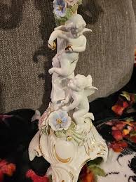 Von Schierholz Germany Porcelain Cherub 20" Candelabra 4 ...