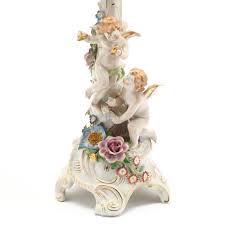 A Pair of Schierholz Porcelain Candelabra (Lot 405 ...