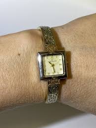 Vintage Anne Klein Two Tone 10/5255 Thai Movement Ladies ...