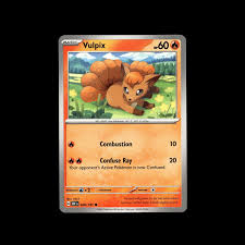 Vulpix Ninetales Pokemon Card! Holo/Reverse Holo EX V Rare ...