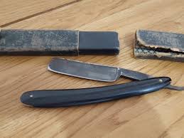 Vintage Straight Razor, Cut Throat, Shaving Accessory ...