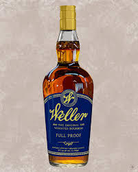 Weller Full Proof Bourbon Bottle Poster | Kentucky Bourbon ...