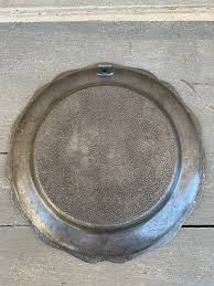 Vintage German Sailing Ship Pewter Wall Plate | Chairish