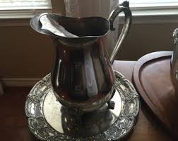 Leonard Silverplate Pitcher Vintage 8 1/4" Claw Footed ...