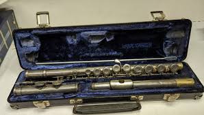 Vintage W.T. Armstrong 104 # Silver Flute Elkhart Ind. Cased ...