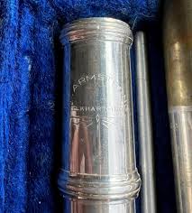 Antique W.T. Armstrong Silver Plated Flute in Original Case ...