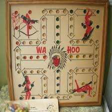 Vintage Wahoo Game With Original Marbles Dice and ...