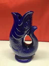 Ceramic Classic Multipurpose Gurgle Jug Pitcher Gluggle Fish ...