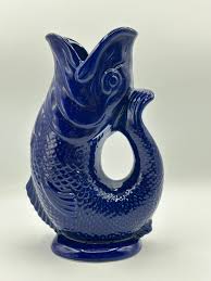 Gluggle Cobalt Blue Water Jug by Wade (NIB) - Etsy