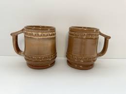 Vintage Frankoma Pottery Plainsman C10 Brown Coffee Tea Mug ...