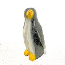 Vintage Carved Wooden Penguin Bird Figure Handcrafted ...