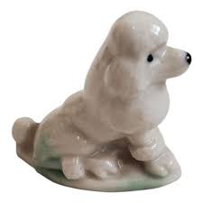 Vintage Wade Poodle Figurine - Etsy