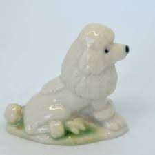 Wade Whimsies - White 1950's Poodle - Red Rose Tea Canada - Etsy