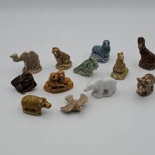 Ser Of 12 Animal Figurines Wade Whimsies England | eBay