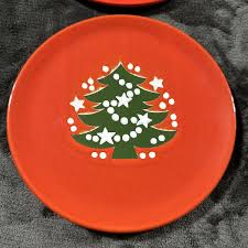 Vintage Christmas Tree Waechtersbach Germany 7 3/4" Salad ...