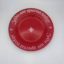 Vintage Waechtersbach Ceramic Red Special Day Plate, You Are Special Today Celebration Plate - Etsy