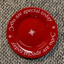 Original You Are Special Today Plate 1979/waechterbach Red Plate/birthday Celebration/valentines Day/special Occasion - Etsy