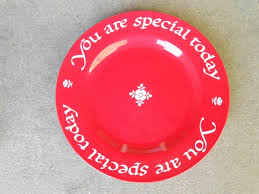 WAECHTERSBACH The Red Plate 10 3/4" You Are Special Plate ...