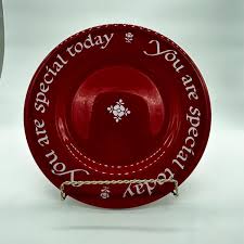 The Original Red Plate "You Are Special Today" 1979 Made in ...