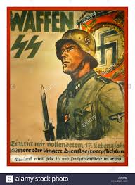 1940's German wartime propaganda recruitment poster for the ...