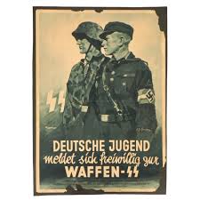 Original German WWII Waffen SS Recruiting Poster by Ottmar ...