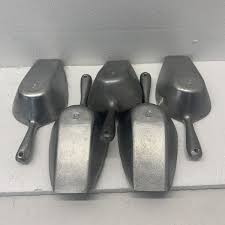 10” Aluminum Metal Scoop Set Of 5 | eBay