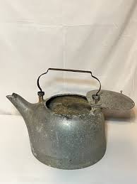 Vintage Antique Battleship Heavy Aluminum Tea Kettle 5qt | eBay