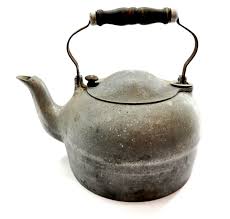 Vintage 1940's or Older Tea Kettle Teapot Made of Heavy Aluminum n25 | eBay