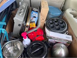 $50 for all. Most of it is either new or like new condition. The Cuisinart Grill press just needs a good cleaning. The only two things not pictured individually are the cast-iron