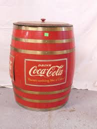 Lot - Vintage Coca-Cola Dispense Barrel