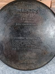 Vintage Wagner's 1891 10.5" Cast Iron Skillet Frying Pan ...