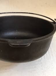 Vintage Wagner's 1891 2qt Bean Pot Ware Cast Iron Dutch Oven ...