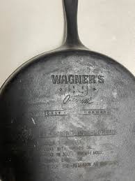 WAGNER'S 1891 USA ORIGINAL CAST IRON 10 1/2" SKILLET | eBay
