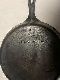 Unmarked Wagner Ware Smooth Bottom Cast Iron Skillet #8, 10 ...