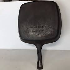 Wagner Cast Iron Square Skillet for sale | eBay
