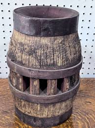 Antique 1800s Wood Wagon Wheel Hub / Vintage Western Lodge ...