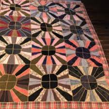 Unique Dresden Plate Pattern Quilt, Circa late 1800s ...
