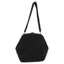 Josef of Belgium Hexagon Glass Beaded 1940s Handbag For Sale at 1stDibs