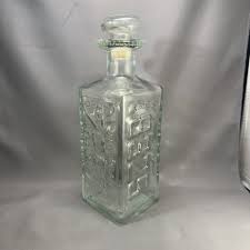 1974 #4 Walkers Deluxe Bourbon Glass Bottle Decanter License ...