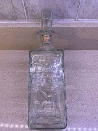 VINTAGE WALKER'S DELUXE BOURBON LICENSE PLATE DECANTER ...