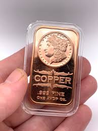 1 OZ Morgan Copper Bar – Buried Treasures Crystals