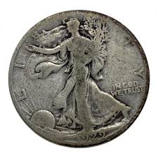 Sold at Auction: 1929 S Walking Liberty Silver Half Dollar