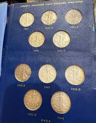 1941-1947 Complete Set of Walking Liberty Half Dollars 20 ...