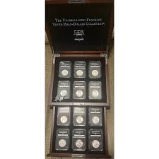 Uncirculated Franklin Silver Half-Dollar Collection, 1951 ...