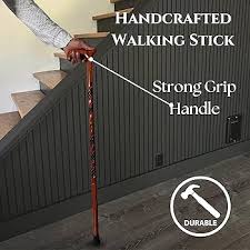 ANTIQUANA Walking Stick Cane Wooden Stick Handcrafted Best Wood for Mens and Women Senior Fancy Foldable Wooden Handle Walking Stick Cane Vintage Designer Handmade : Amazon.ca: Health & Personal Care