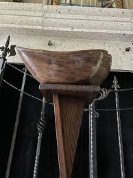 Unique! Large 20” Antique primitive wooden 19th C ovoid Shape Dough Bowl | eBay